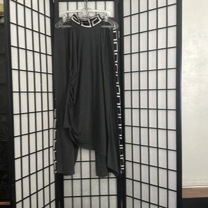 2 Piece Mock Neck Pants Set